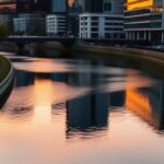 Birmingham cityscape at sunset reflecting local SEO expertise