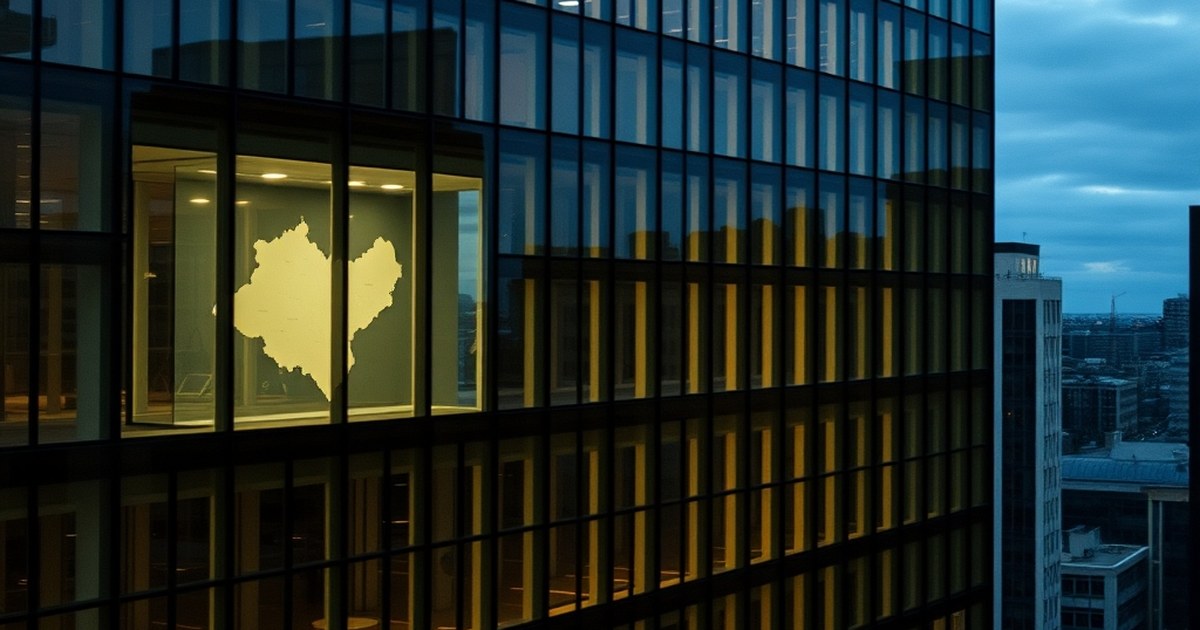 Birmingham cityscape at dusk with office windows representing website analysis