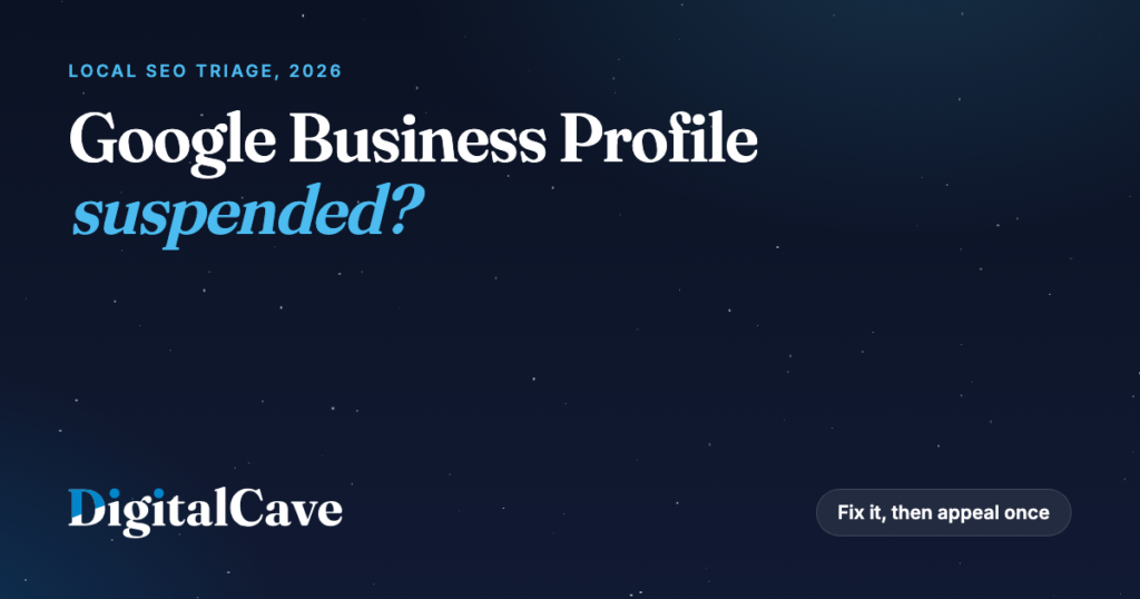 Google Business Profile Suspended? Why It Happens and How to Get It Back